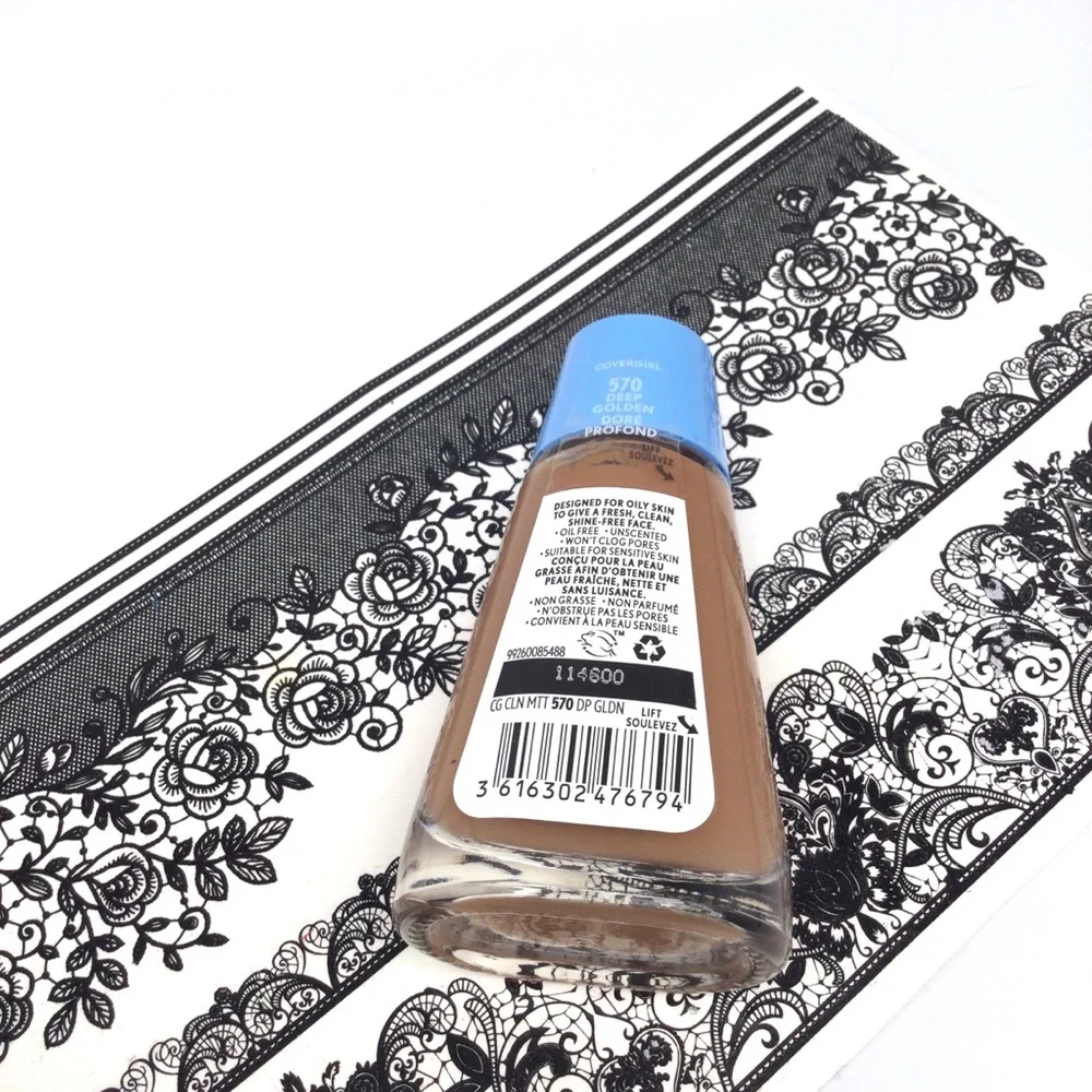 CoverGirl Clean Matte Liquid Foundation - #570 deep golden new